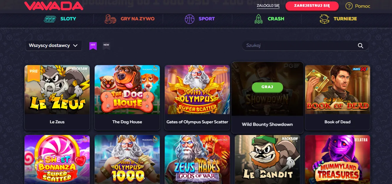 Vavada Casino aplikacja mobilna