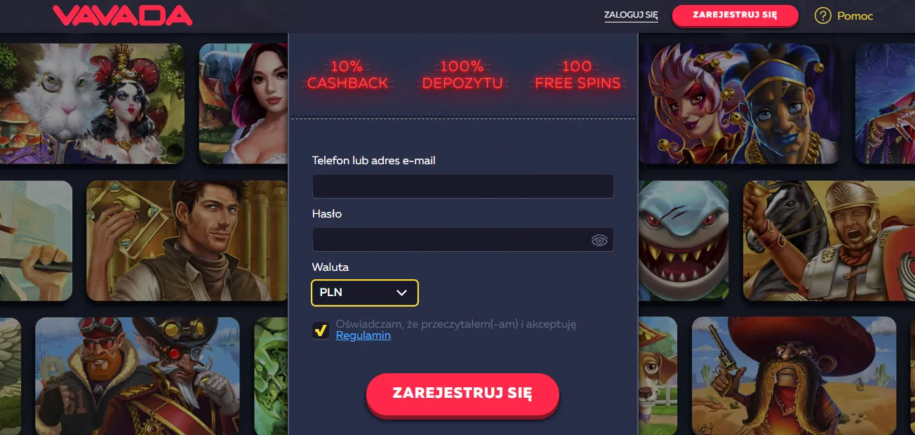 Vavada Casino online bonus powitalny Polska